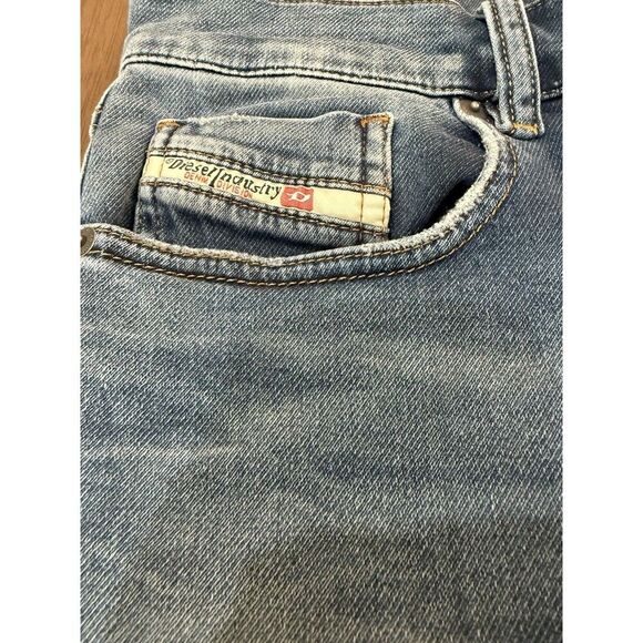 Diesel D-Strukt-R-NE R84YM Blue Wash Slim Tapered Jeans 30 RFID Stretch Denim - Picture 7 of 14